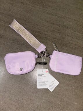 lululemon athletica Dual Pouch Wristlet in Light Lavender